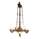 Lustre style empire 6 feux