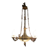 Lustre style empire 6 feux