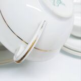 Charles Ahrenfeldt for Limoges art deco teacups