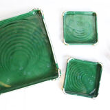 Underside and underside of bottles, art deco, vintage