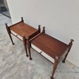 Pair of vintage 1970s Scandinavian style bedside tables