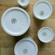 Spice pots Porcelain Birds