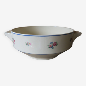 Vintage flowered salad bowl