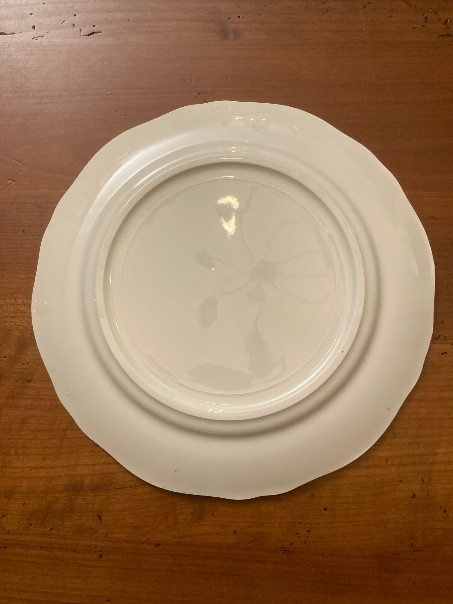 Plate décor Vieux Moustiers