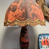 Glass paste lamp from the Art Nouveau period around 1900