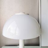 White table lamp mushroom 1970s space age