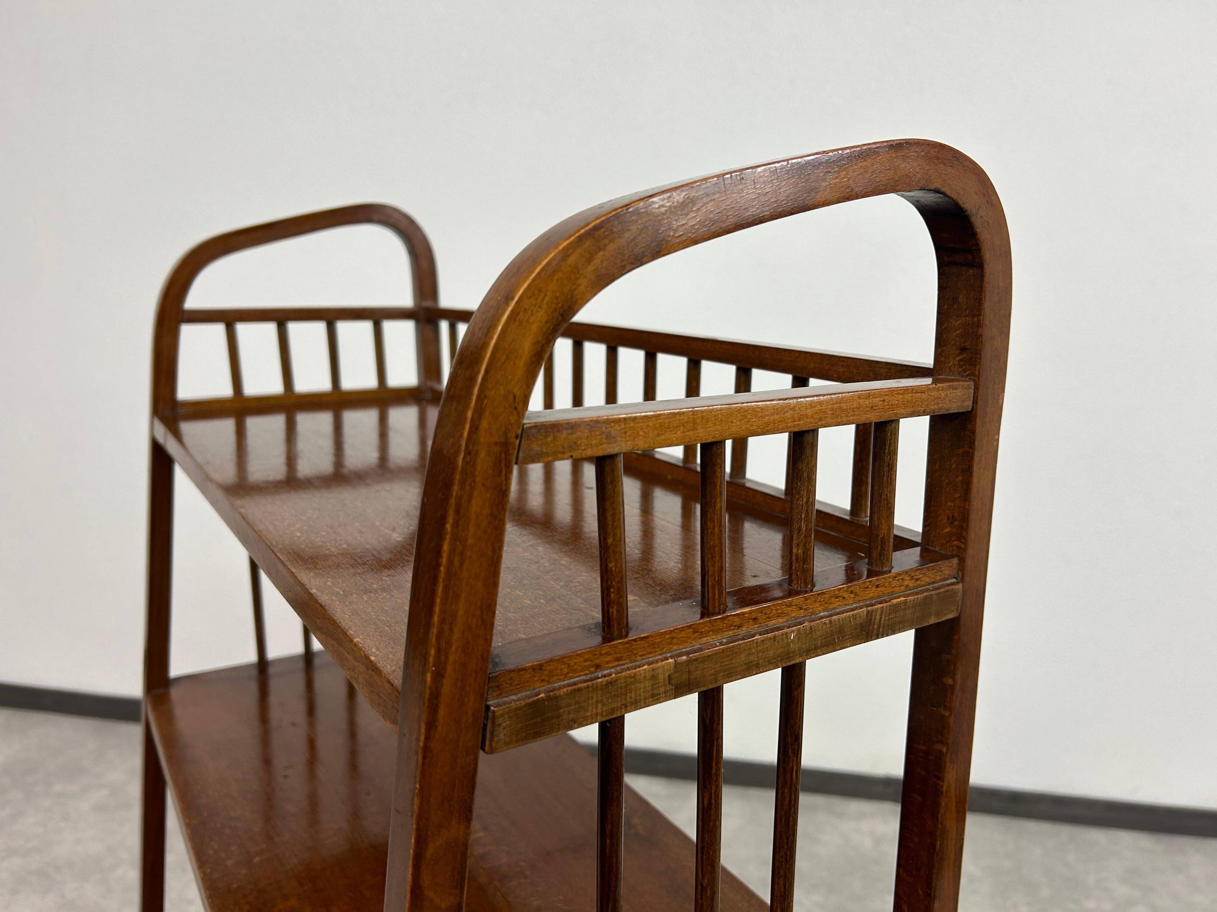 Jugendstil shelf by Thonet Debrecen