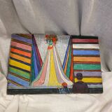 Painting on wood