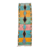 Berber bohemian hallway rug in handmade wool 300 X 100 CM