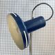 Vintage blue metal desk lamp