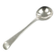 Scandinavian salt spoon, silver-plated brass, Sweden, 1930s