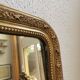 Mirror 80 x 58 cm Louis Philippe old gilded