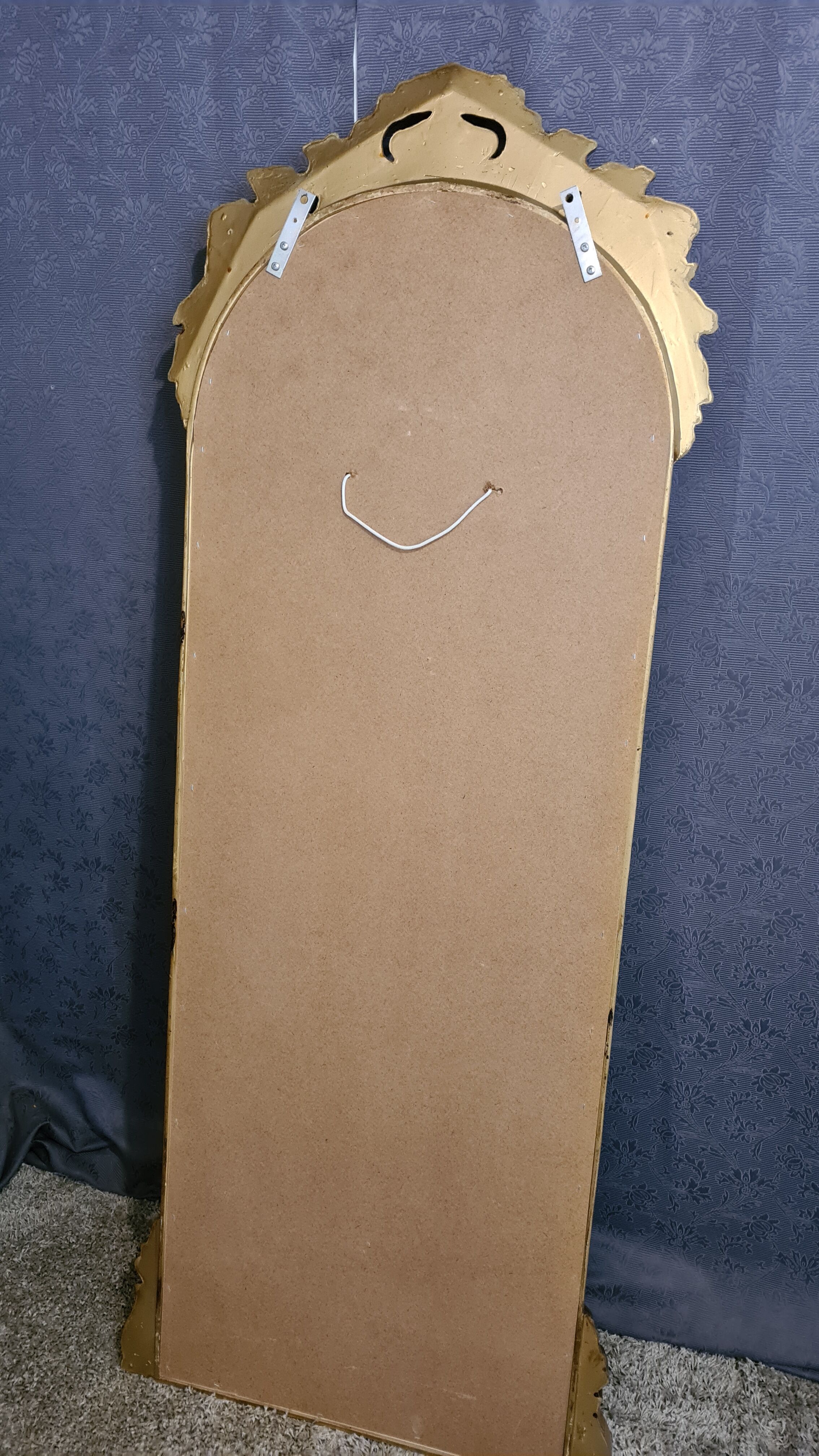 Golden vintage mirror - 180x68cm