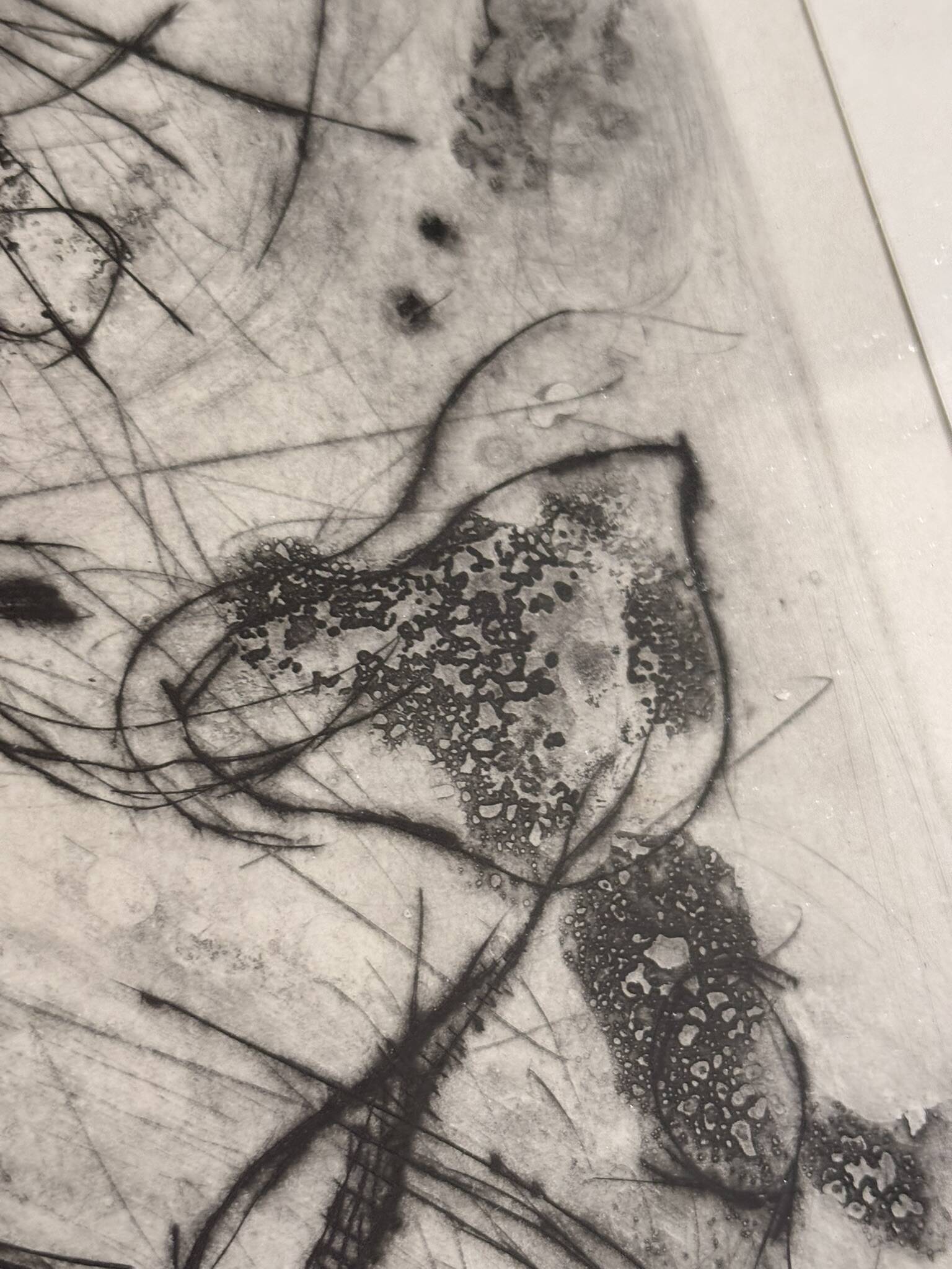 Etching Abstract Gravure Jean Tsamis Signed Numbered 1/10