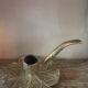 Bougeoir laiton rat de cave pipe