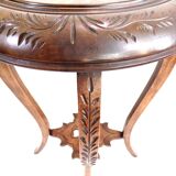 Side table with marble