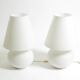Two large original 1980s Leucos Paralume table lamps, made in Italy | heigh