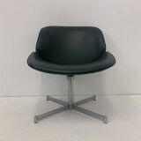 Mid-Century Artifort Geoffrey Harcourt lounge chair ‘Exquis’ , dark green ,