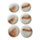6 Saint Amand plates