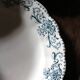 A set of 8 flat plates Terre de Fer Bleu Verdun HBC.