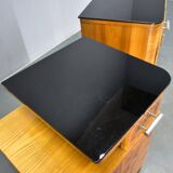 1942s set of bedside tables by Jindrich Halabala, Czechoslovakia