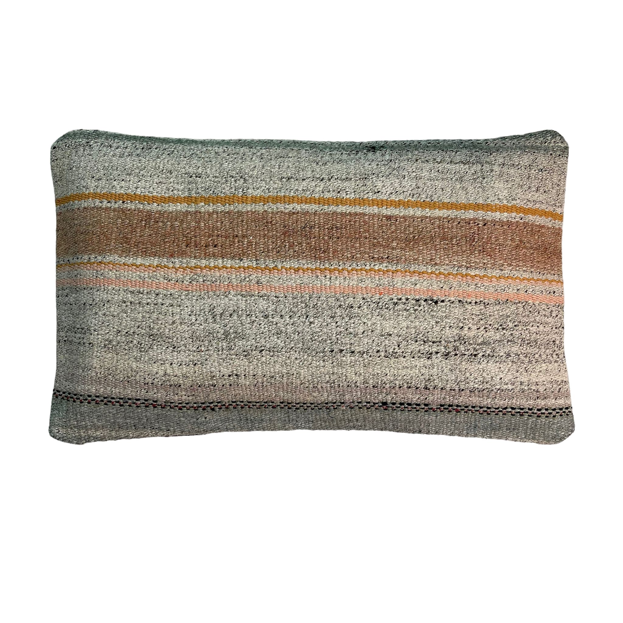 Housse de coussin vintage turque faite à la main, 30 x 50 cm