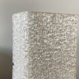 Seventies frosted plastic perspex wall light.