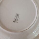 5 plates Terre de fer Longwy