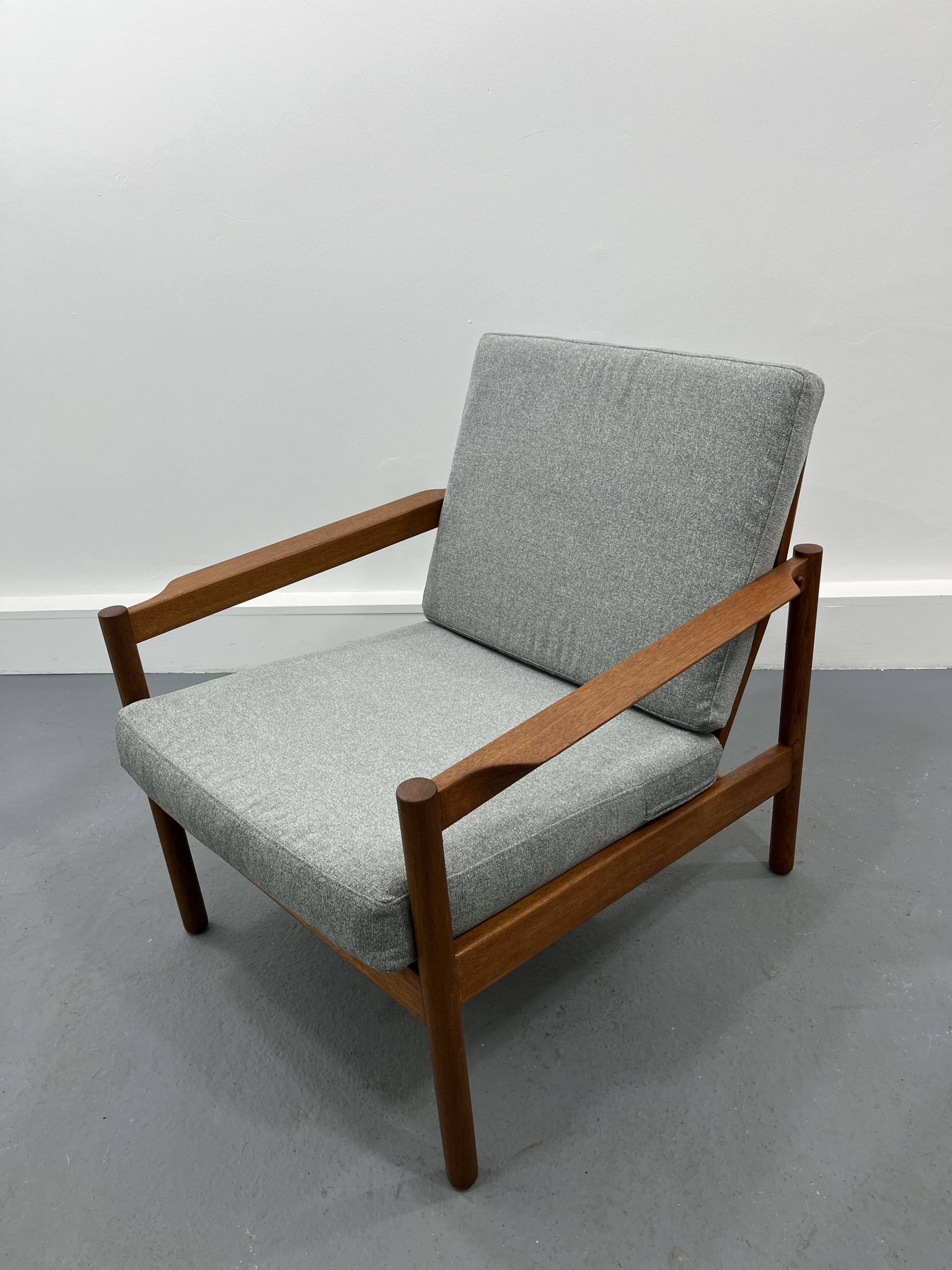 Armchair by Ib Kofod-Larsen for Magnus Olesen, 1956s