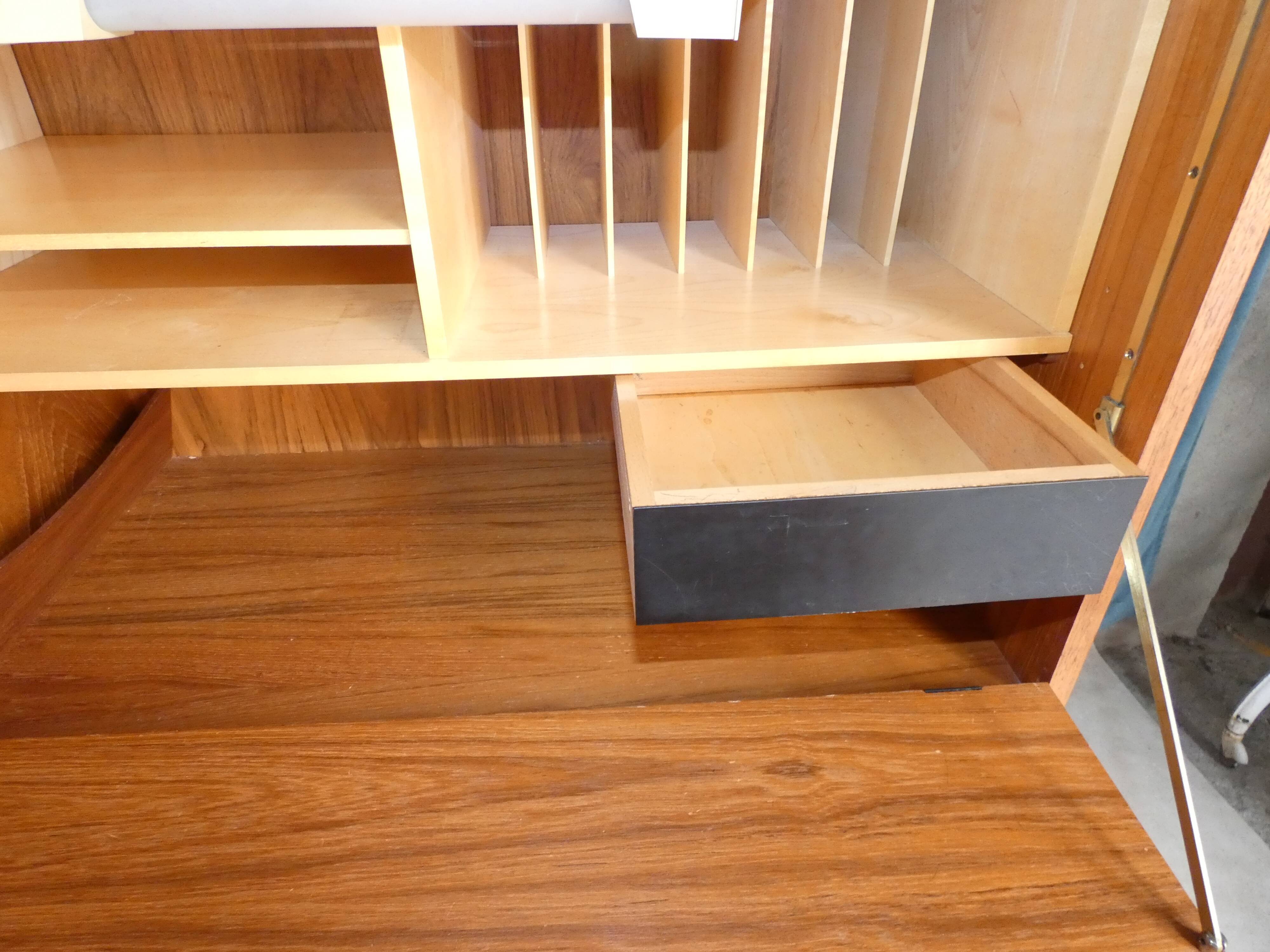 secretary in teak 1950