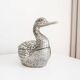 Vintage swan ice bucket by Mauro Manetti, Italy, 1970s
