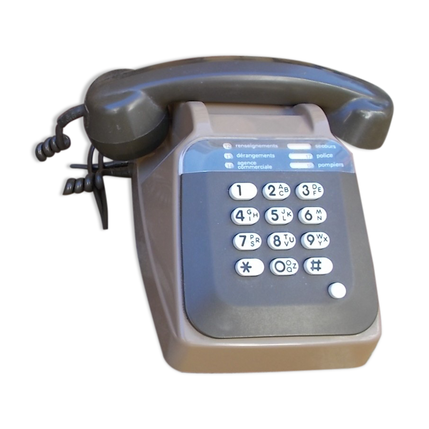 Vintage push-button telephone
