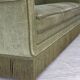 1970s, Danish 3-seater sofa, green furniture velour, beech wood.