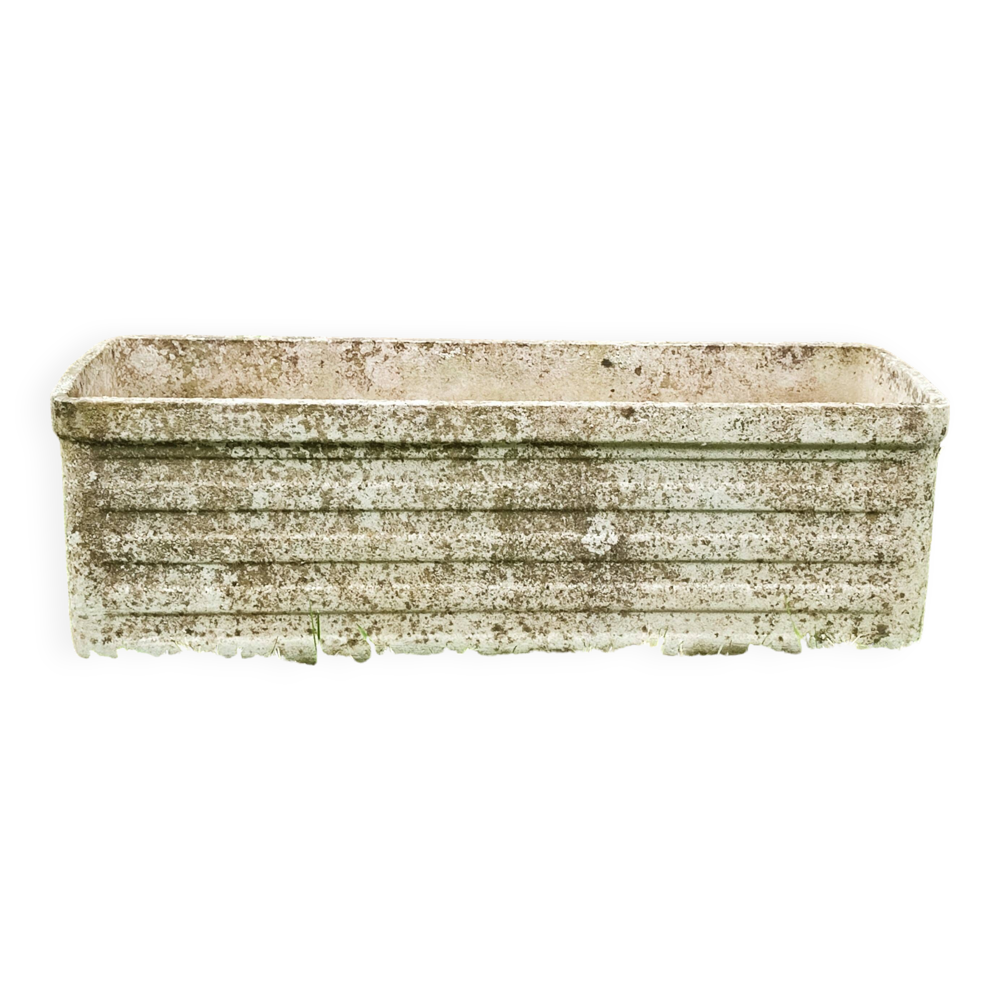 Vintage rectangular planter