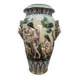 Large Capodimonte vase