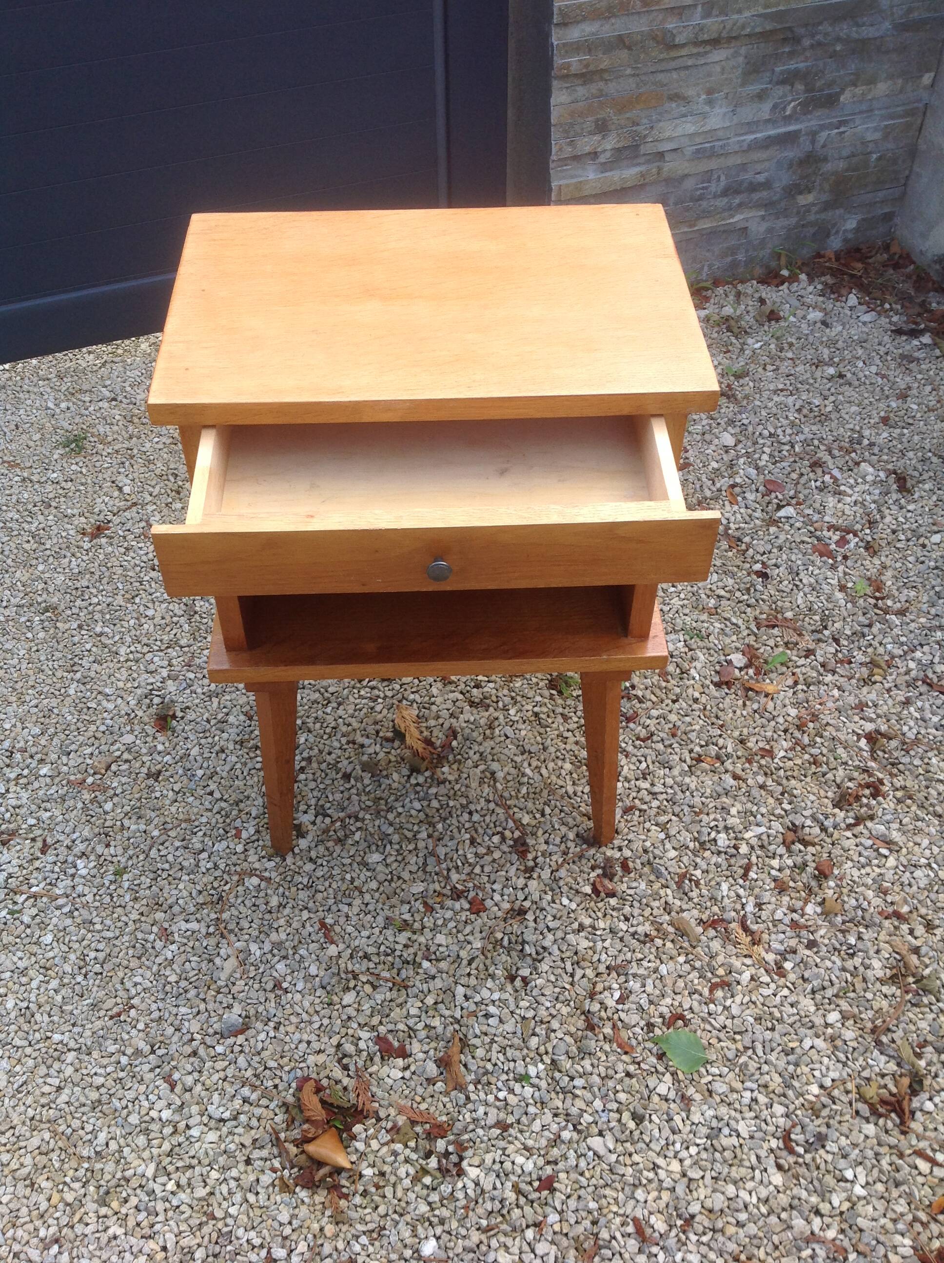 Vintage bedside table