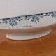 Blue and green iron clay bowl, “Mignon” model, H & Cie Sarreguemines