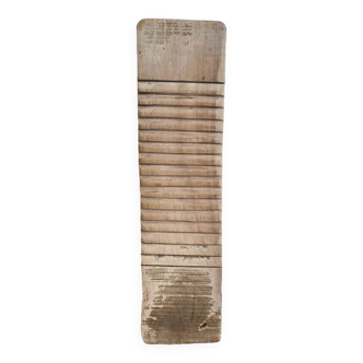 Old Chinese wooden washboard, wabi sabi