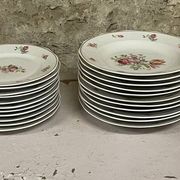Grand Service de Table 45 Pièces, Porcelaine de Limoges BERRY Décor