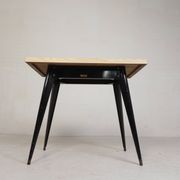 Bistro table Henri Julien, model Tolix T55 with a Formica top, 1950s.