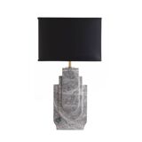 Progress marble lamp and lampshade