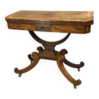 Regency Mahogany Card Table