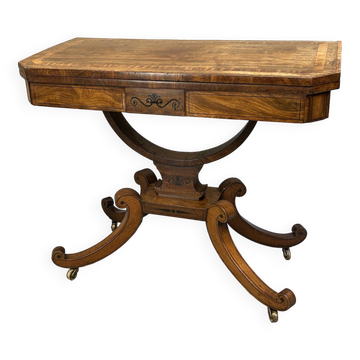Regency Mahogany Card Table