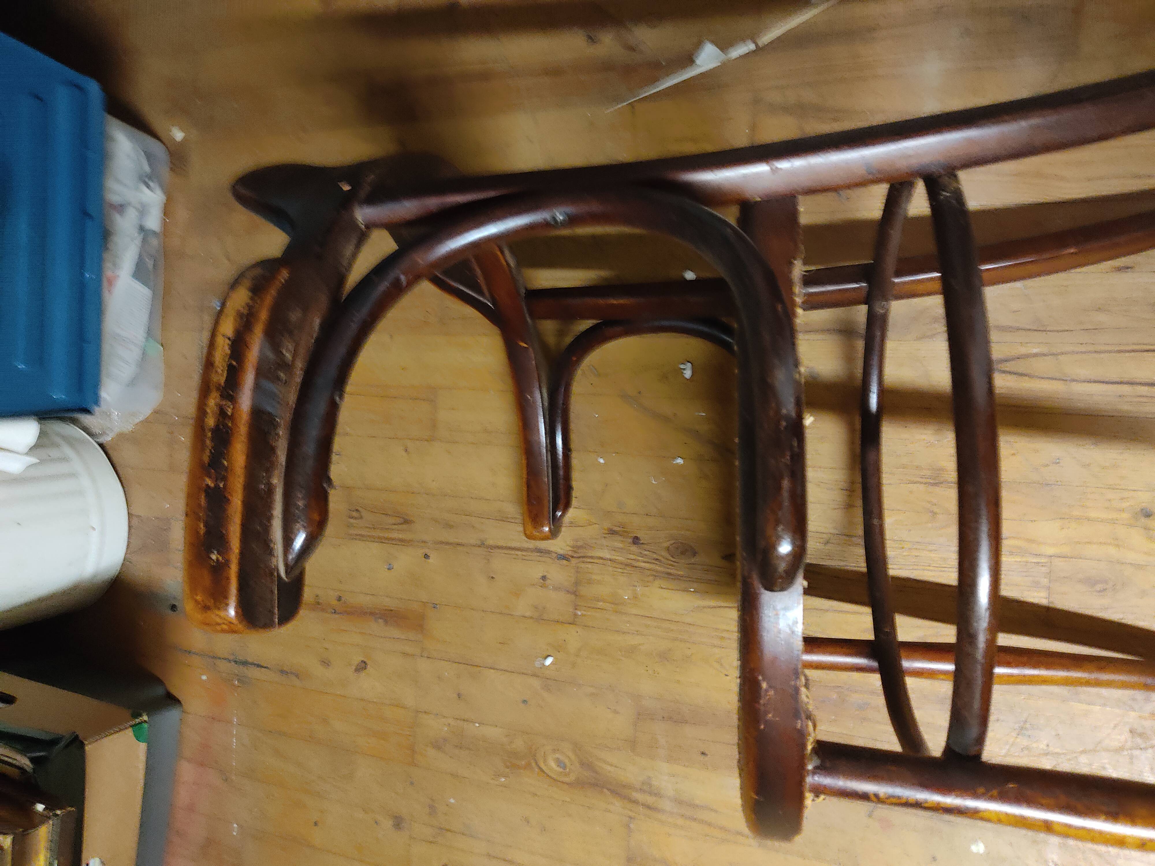Large cane armchair by J.J KOHN AUSTRIA