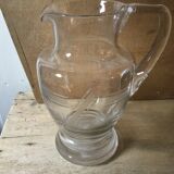 Old glass pitcher