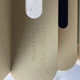 Off white beige magazine rack by Giotto Stoppino for Kartell, Italy 1970s
