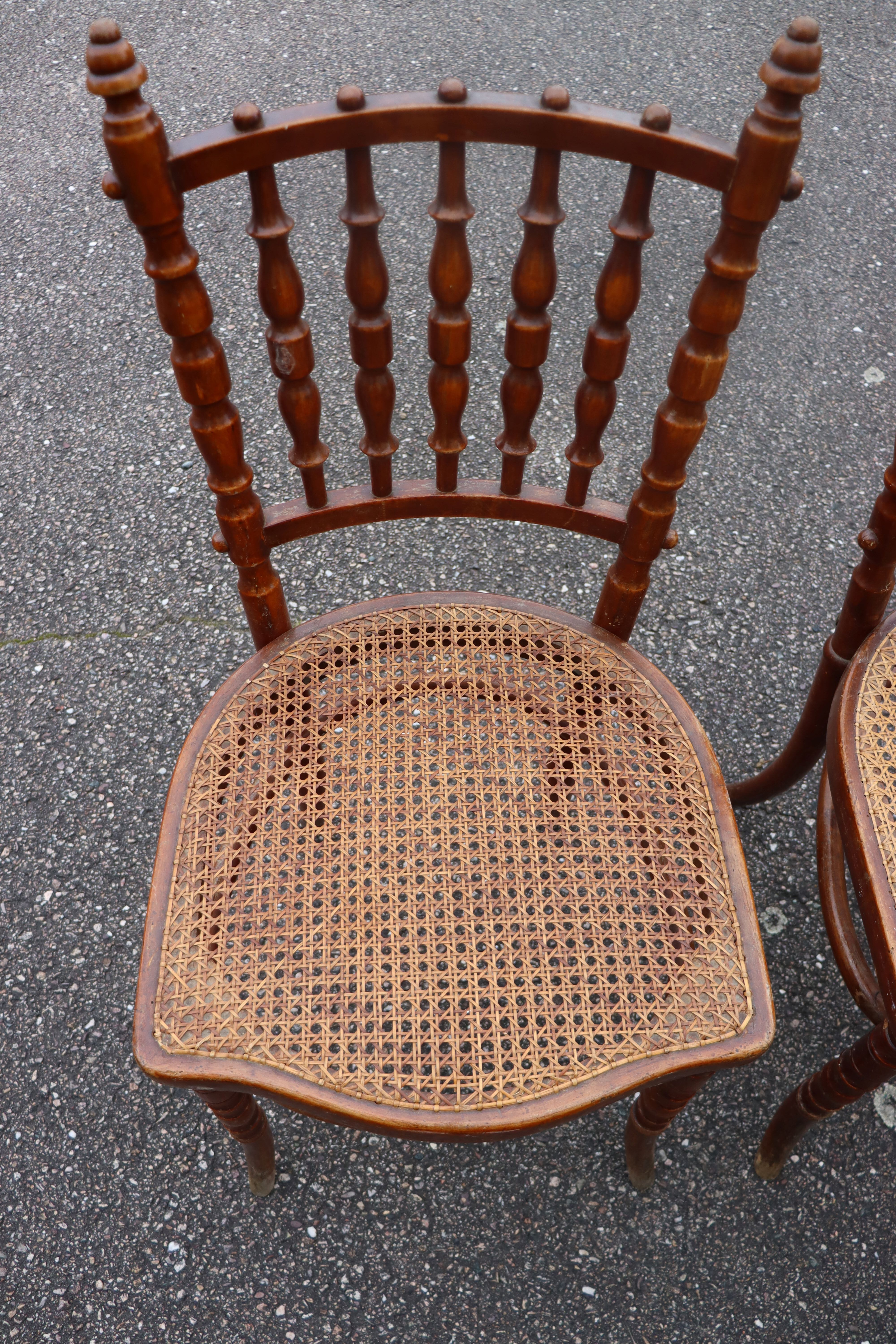 Series 4 bistro chairs Fischel N109