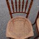 Série 4 chaises bistrot Fischel N109