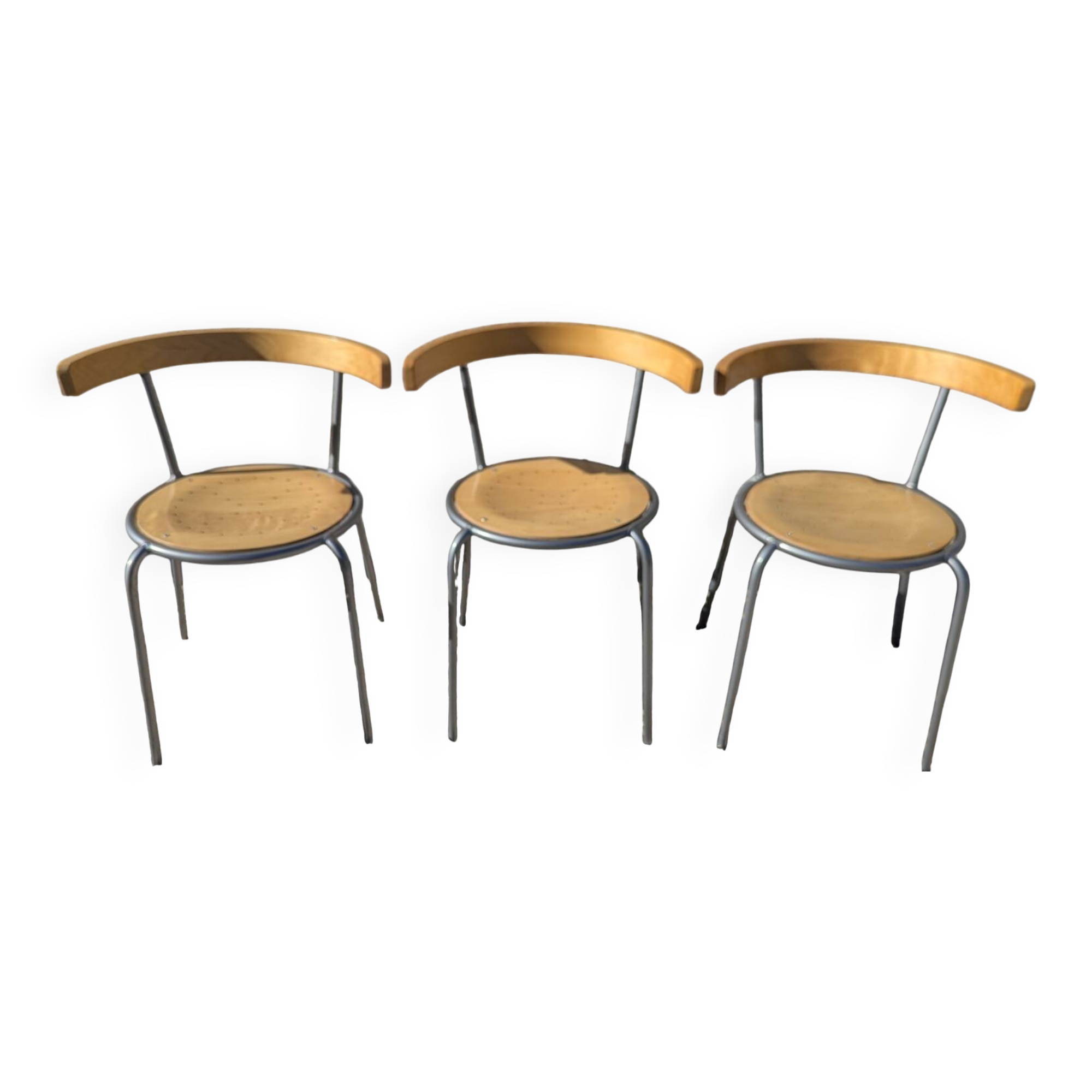 Lot trois chaises vintage Korpo  Lars Norinder ikea