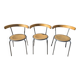 Lot trois chaises vintage Korpo  Lars Norinder ikea